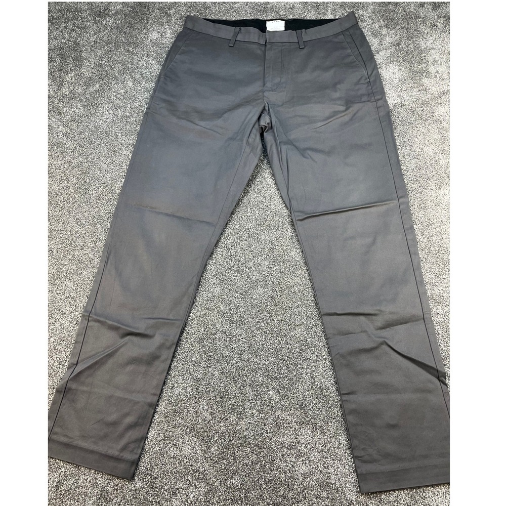 DKNY Stanton Slim Fit Ultimate Stretch Chino Pants Men's Size 30W 30L Gray